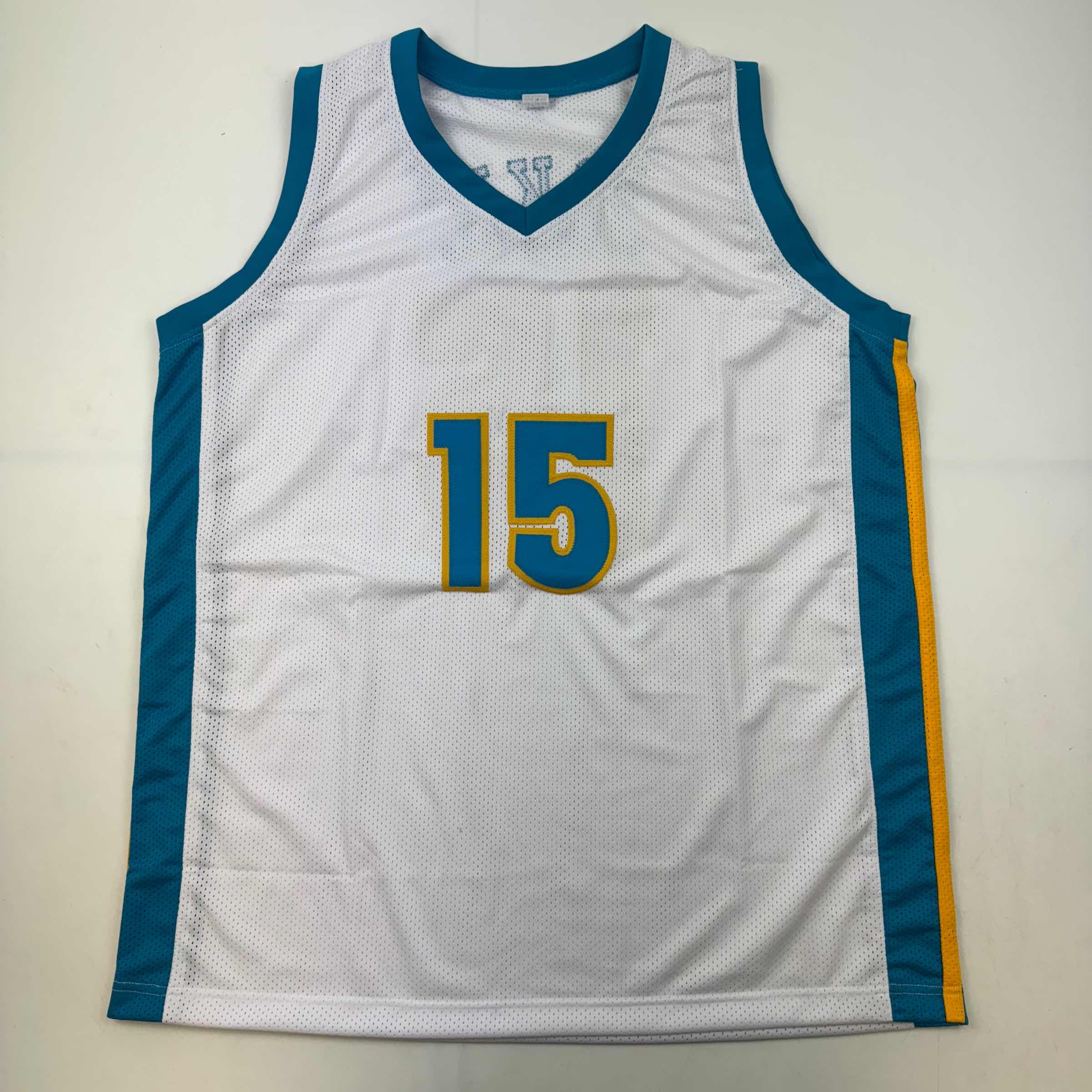 Autographed Nikola Jokic Denver White Retro Throwback Basketball Jersey