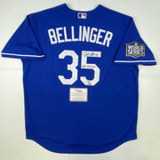 Autographed Cody Bellinger 2020 WS Champ Los Angeles Dodgers Authentic Baseball Jersey