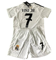 Vini Jr Kids Soccer Jersey Real Madrid Youth And Toddler Sizes