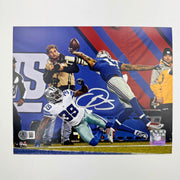 Autographed Odell Beckham Jr. The Catch New York Giants Football Photo