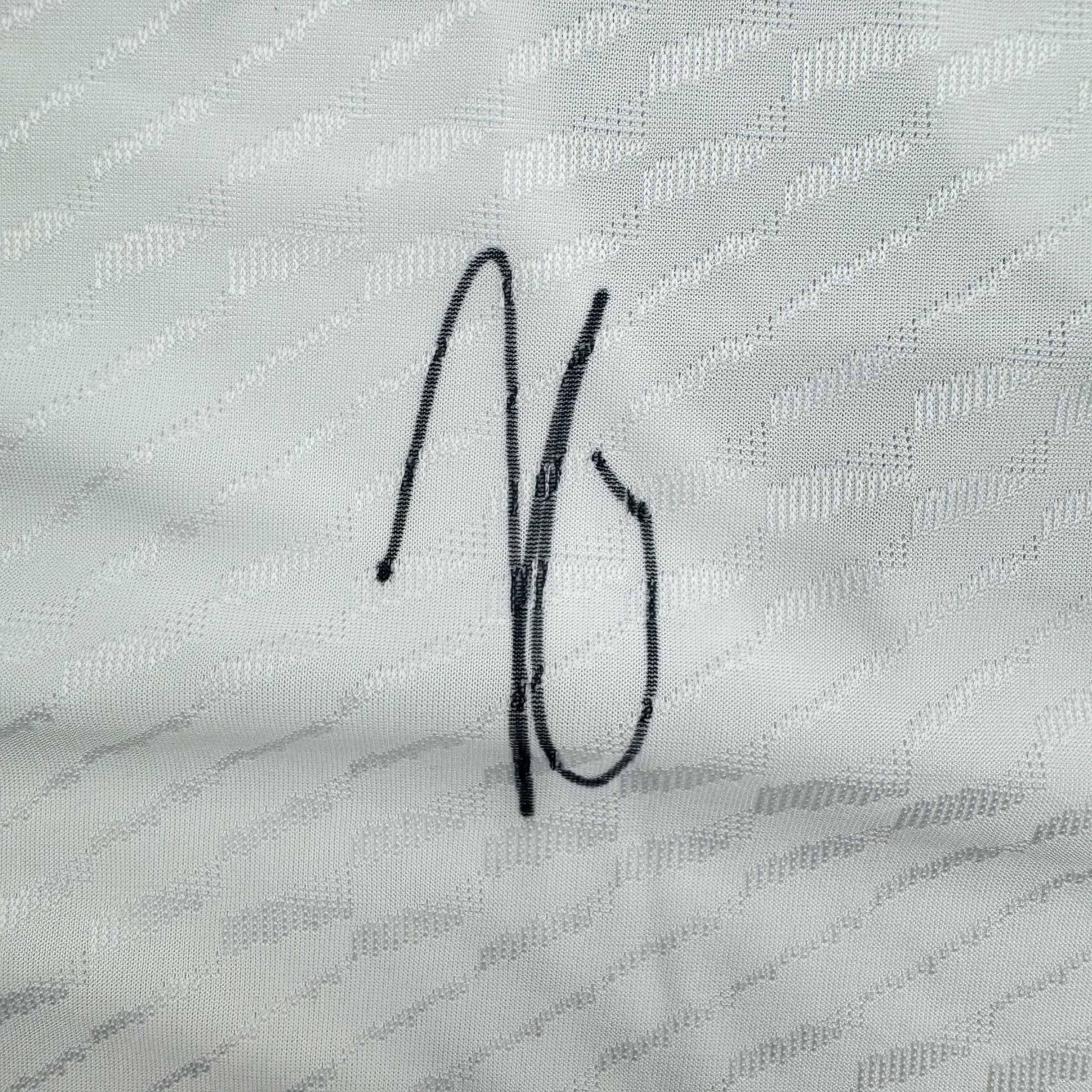 Autographed/Signed Jude Bellingham Real Madrid White Soccer Jersey Beckett BAS COA