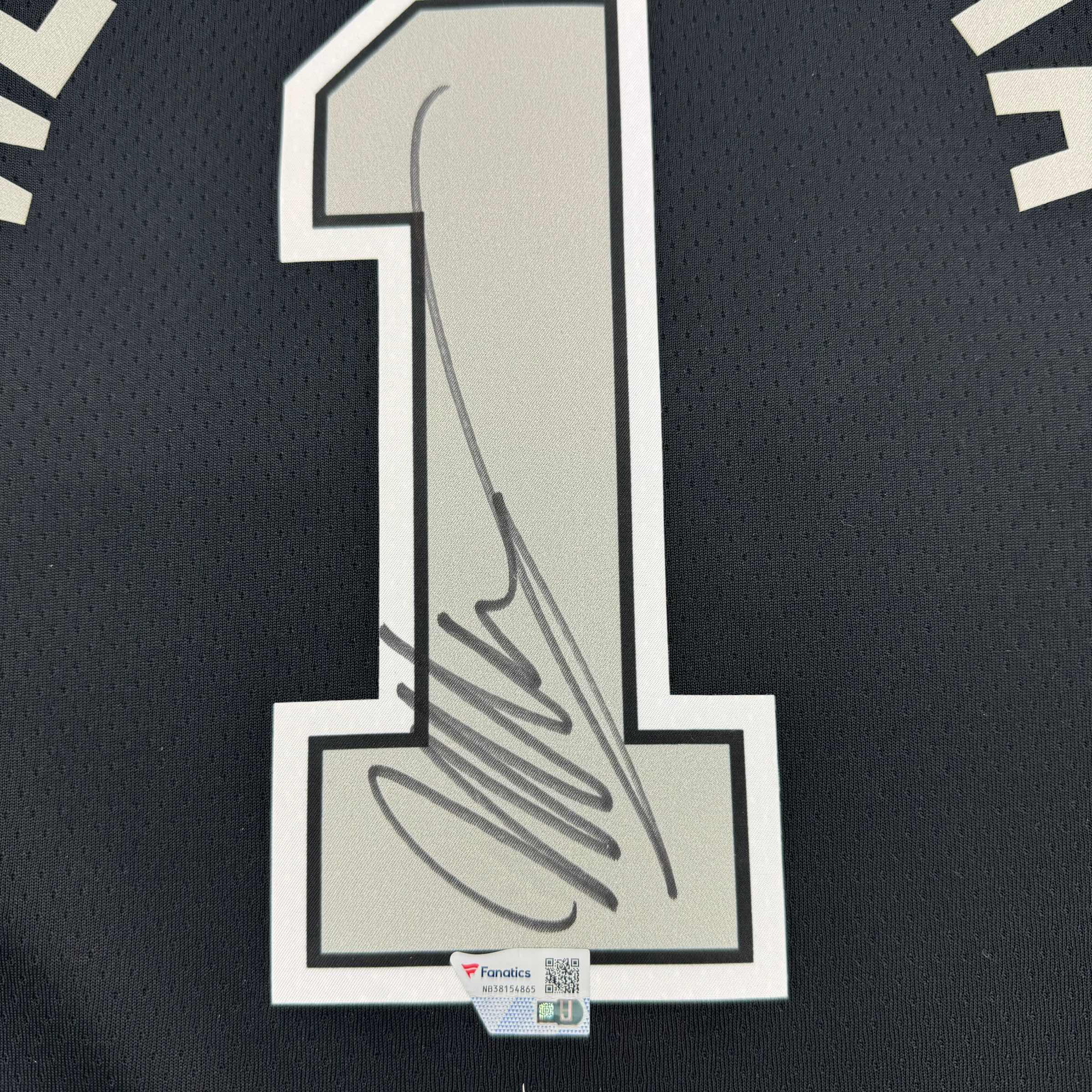Autographed San Antonio Spurs Victor Wembanyama Statement Edition Basketball Jersey
