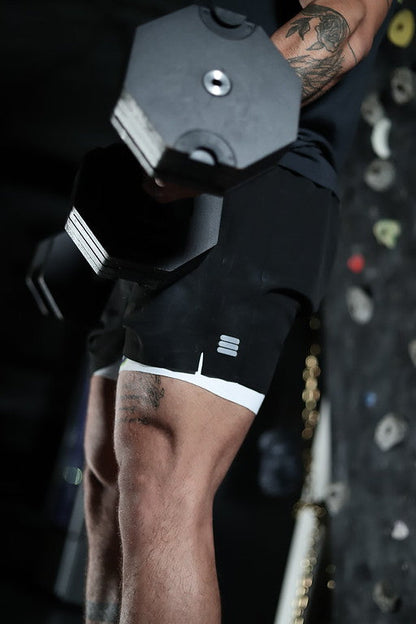 Men's V1 Black Athletic Shorts