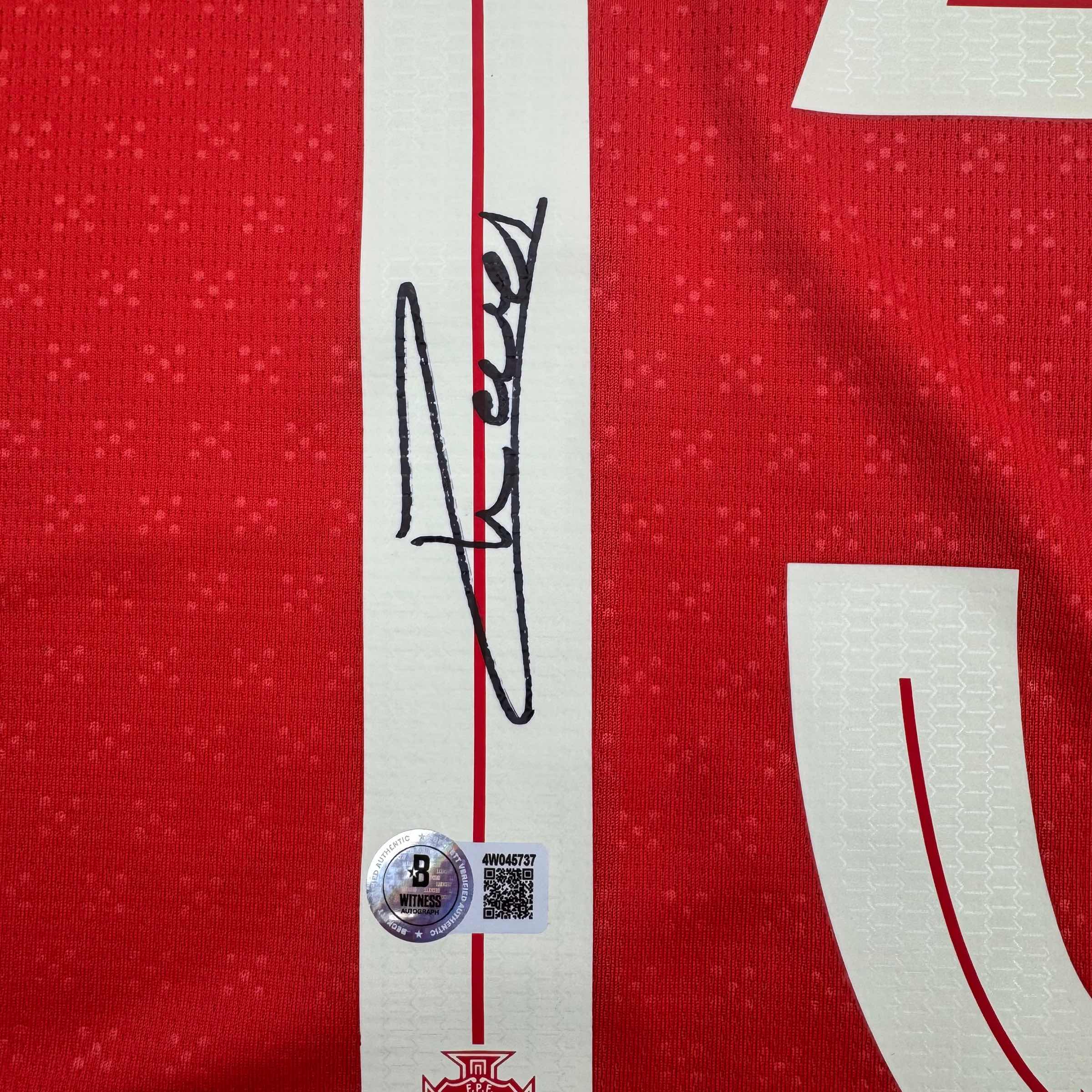 Autographed Joao Neves Portugal Soccer Team World Cup Jersey