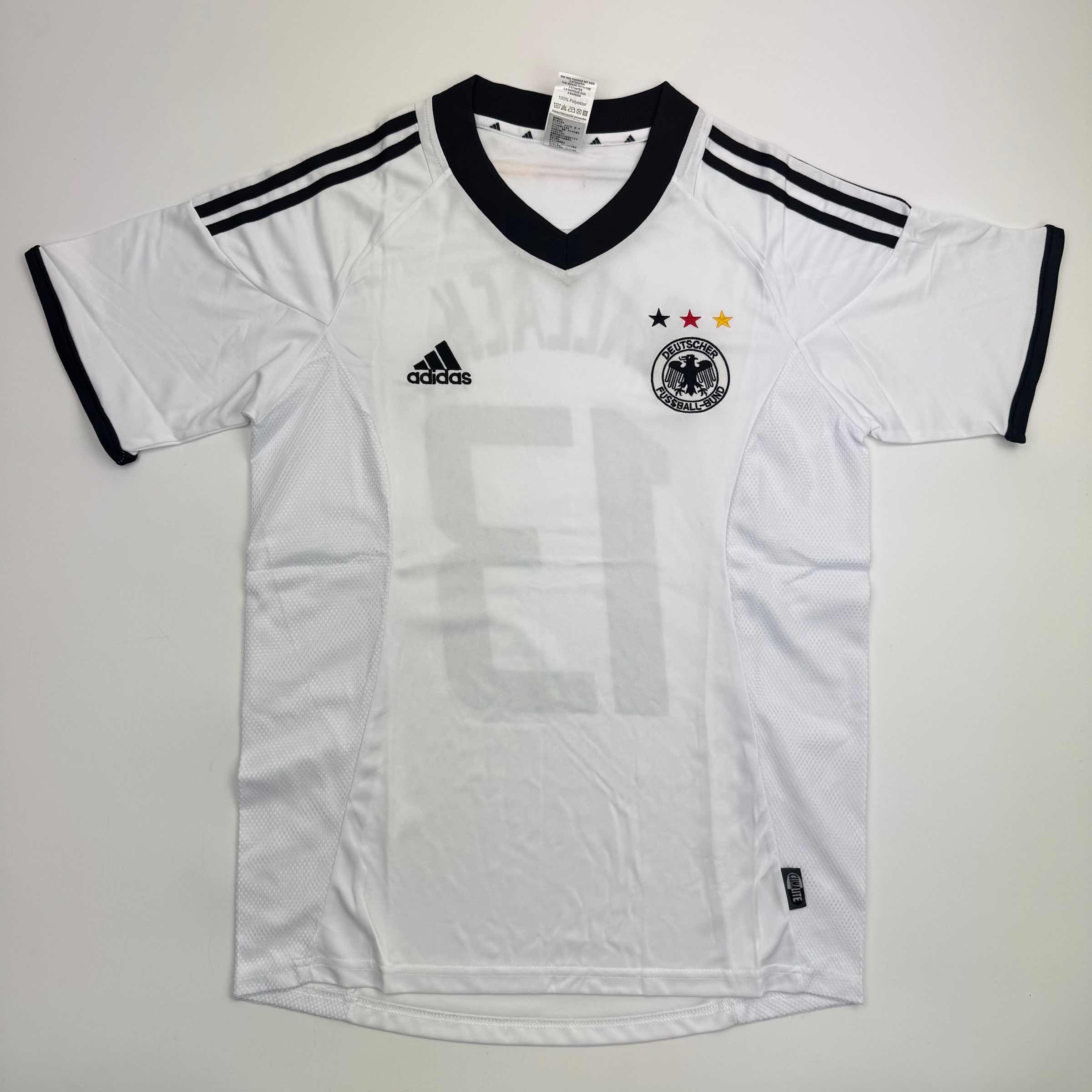 Autographed Michael Ballack Germany White Soccer World Cup Jersey