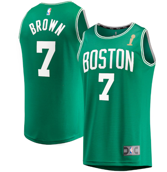 Jaylen Brown Boston Celtics Youth 2024 NBA Finals Replica Jersey