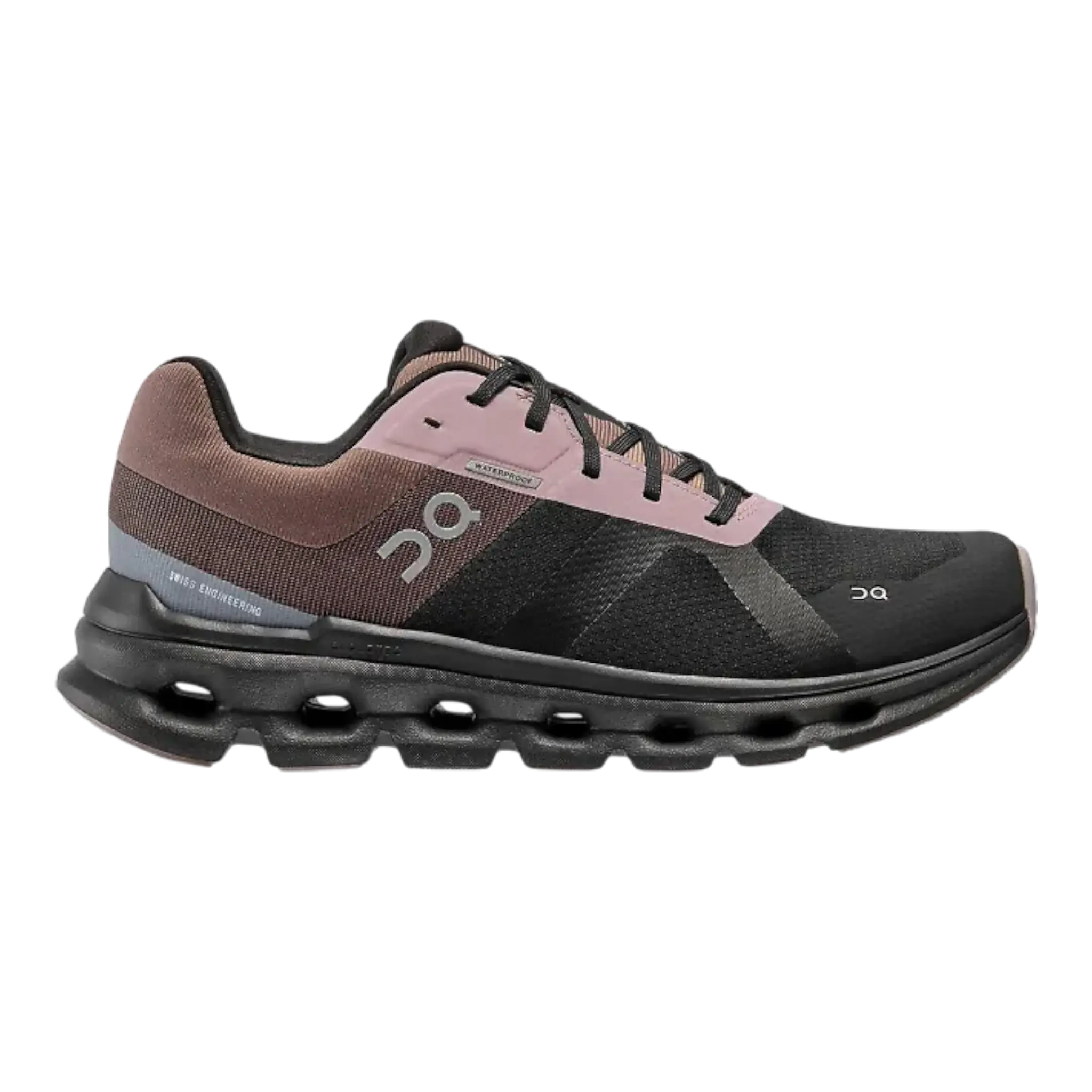 On Cloudrunner Waterproof Women’s Running Shoes Black/Grape