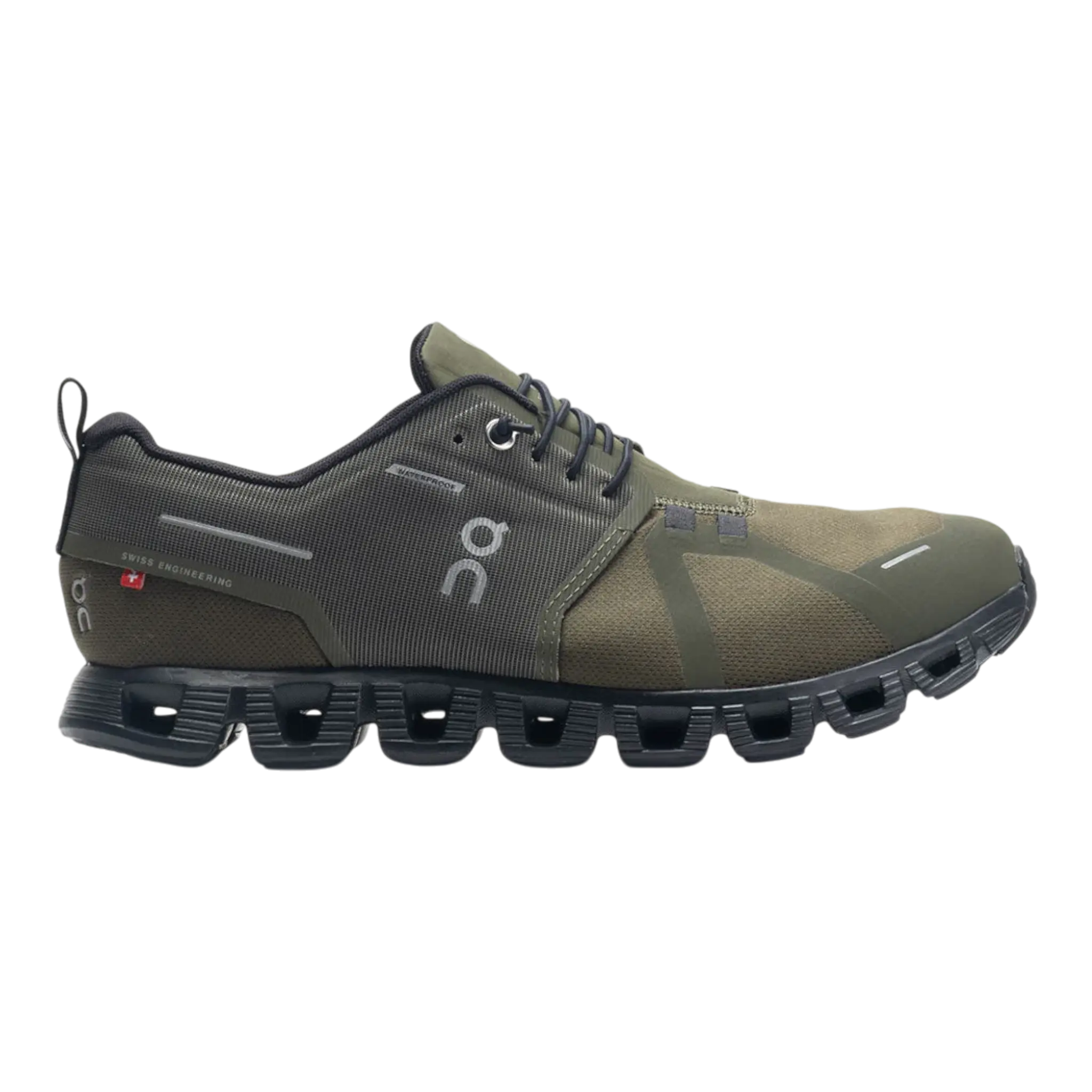 On Cloud 5 Waterproof Women’s Running Shoes Olive/Black