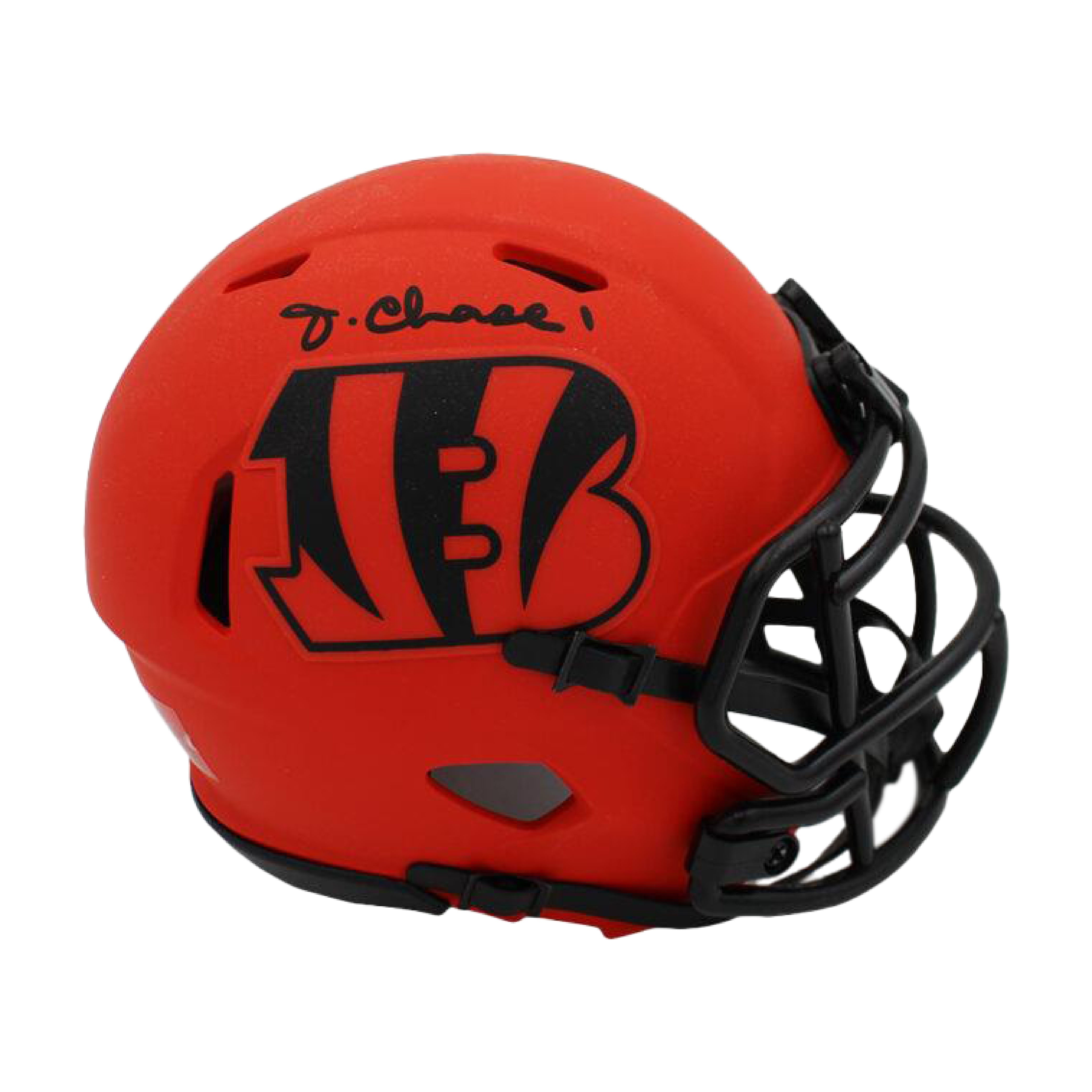 Autographed Ja'Marr Chase Cinncinati Bengals Rave Mini Helmet