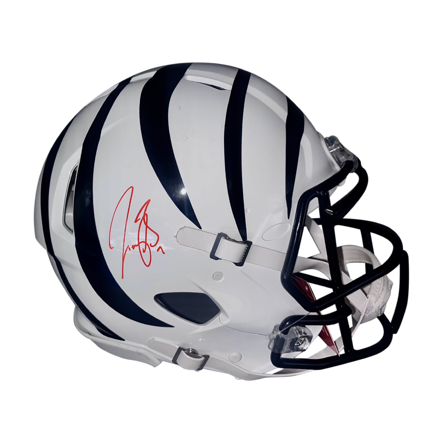 Autographed Joe Burrow Cincinnati Bengals Authentic Full Size Helmet