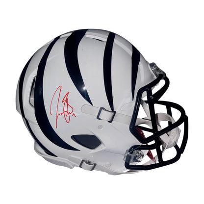 Autographed Joe Burrow Cincinnati Bengals Authentic Full Size Helmet