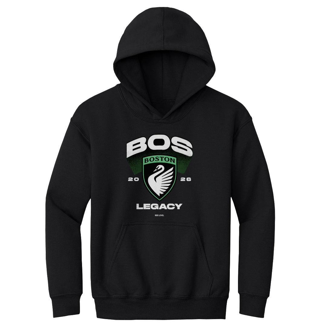 Boston Legacy FC Emblem WHT Kids Youth Hoodie