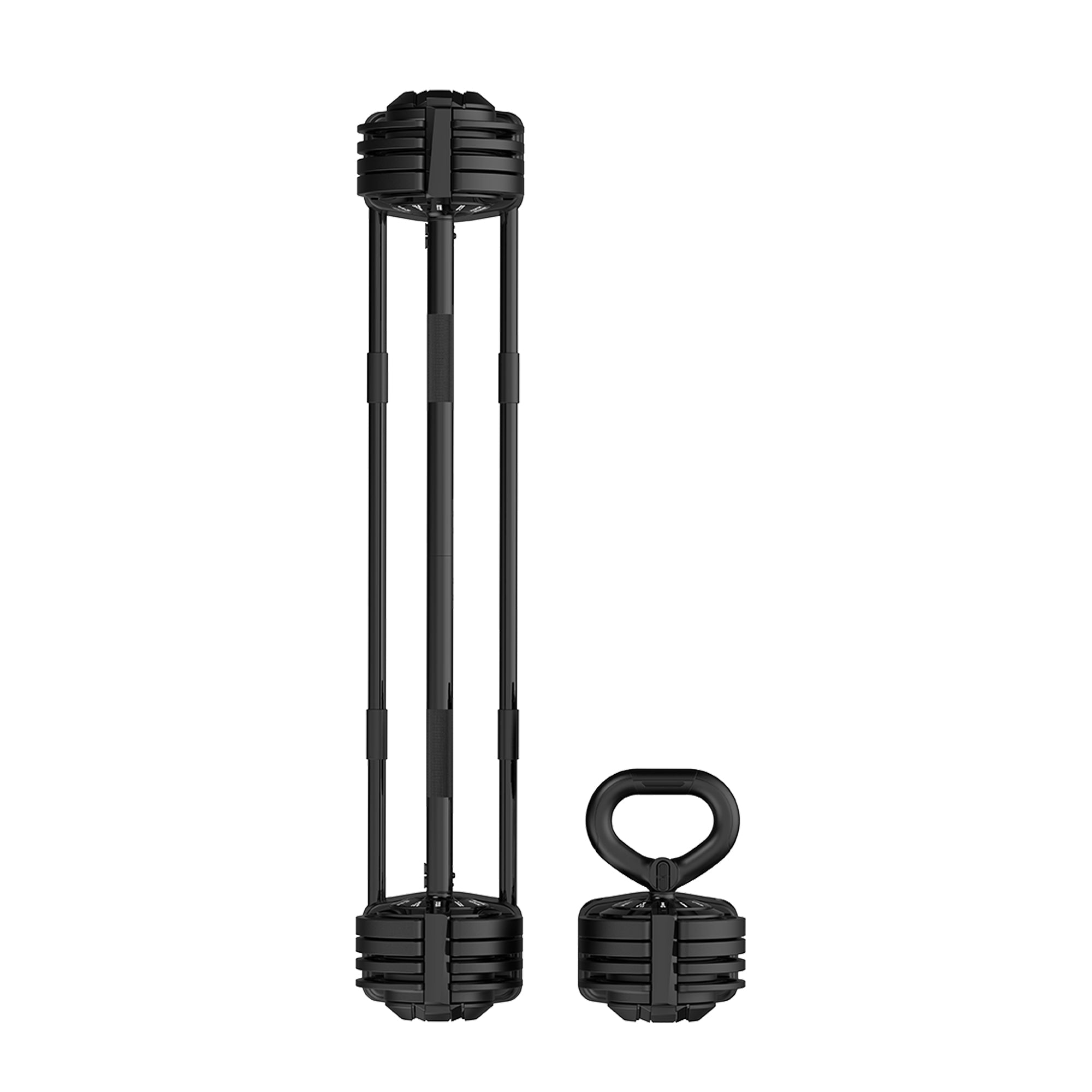 Echelon Strength Adjustable Dumbbells 752 with Stand