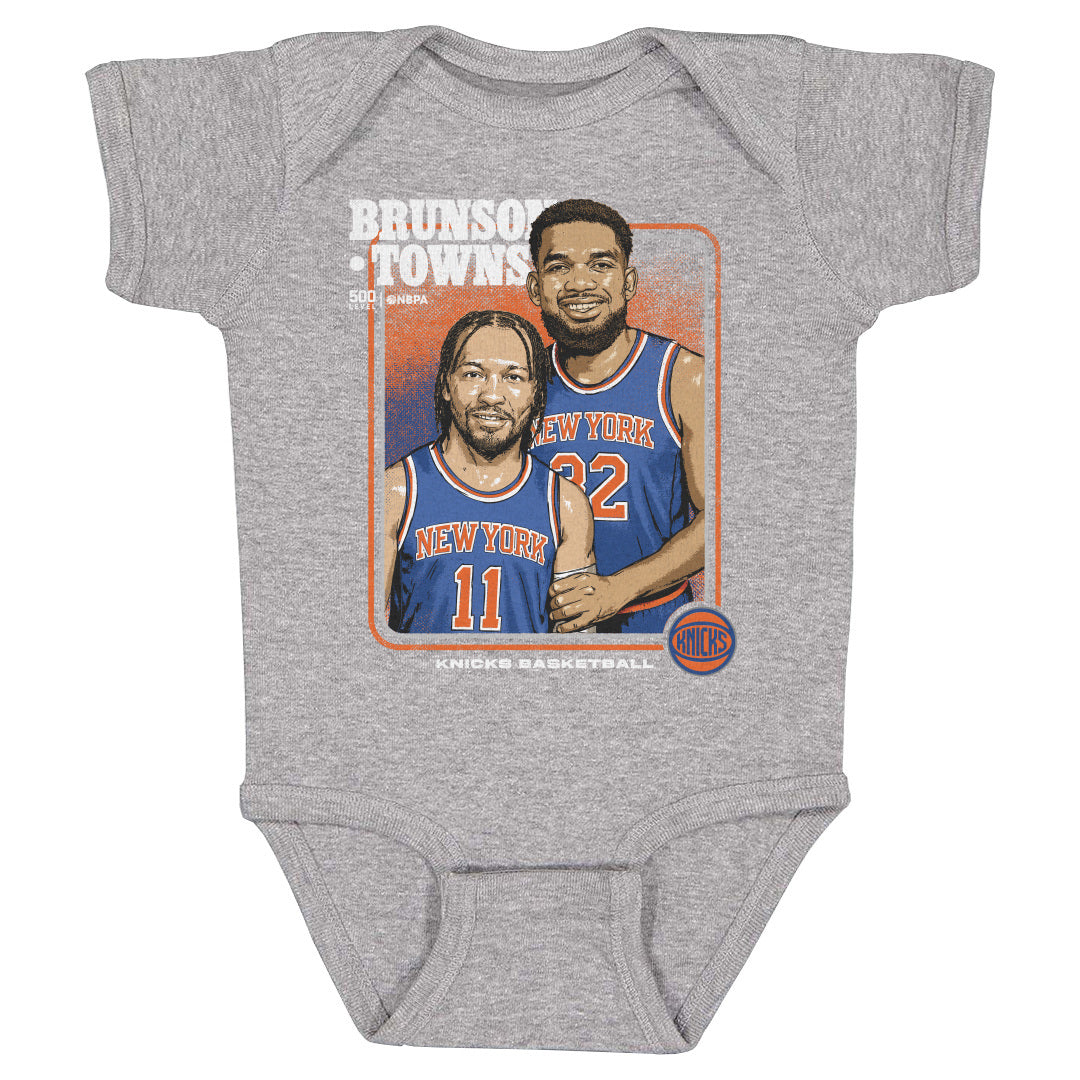 Jalen Brunson & Karl-anthony Towns New York Knicks Step Brothers Wht