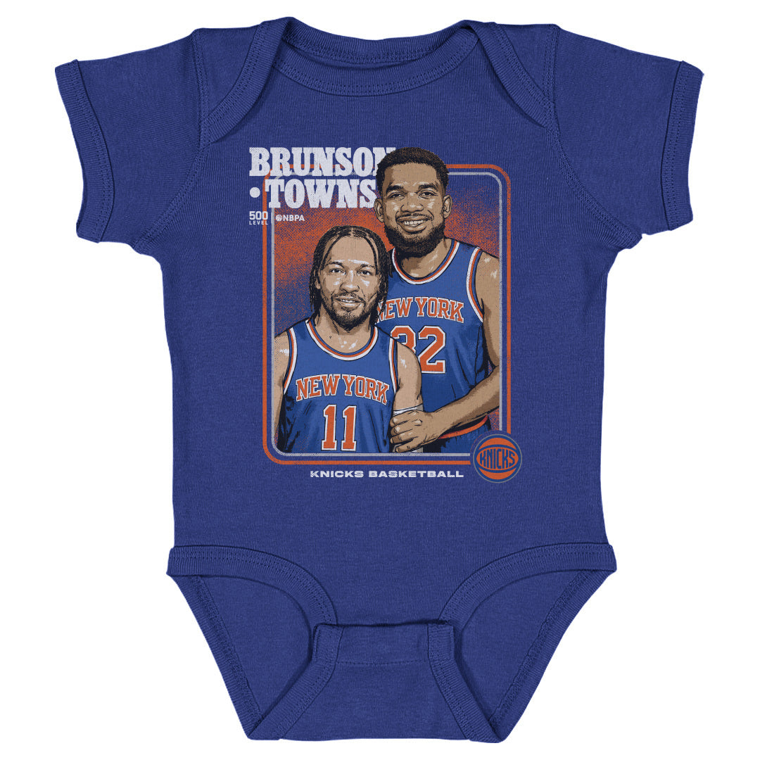 Jalen Brunson & Karl-anthony Towns New York Knicks Step Brothers Wht