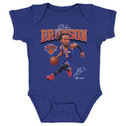 Jalen Brunson New York Knicks Caricature Wht