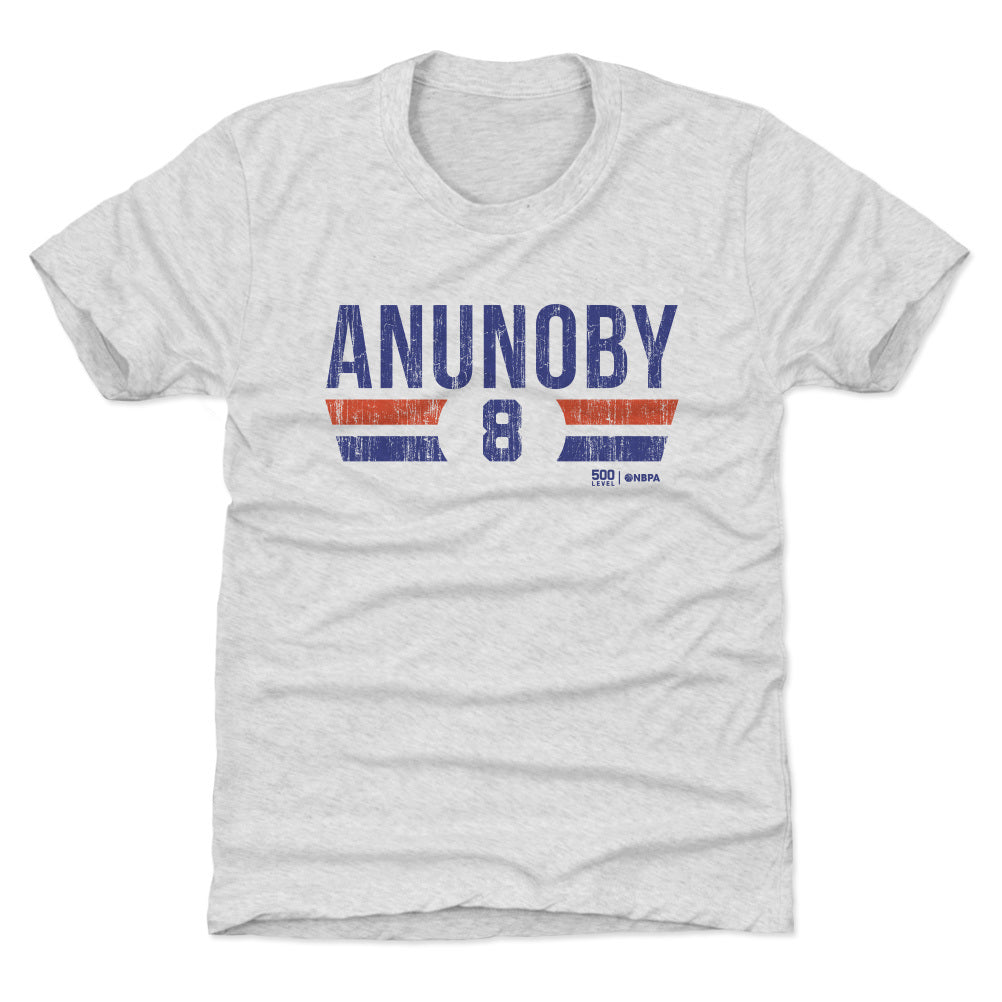 OG Anunoby New York Knicks Font Kids T-Shirt