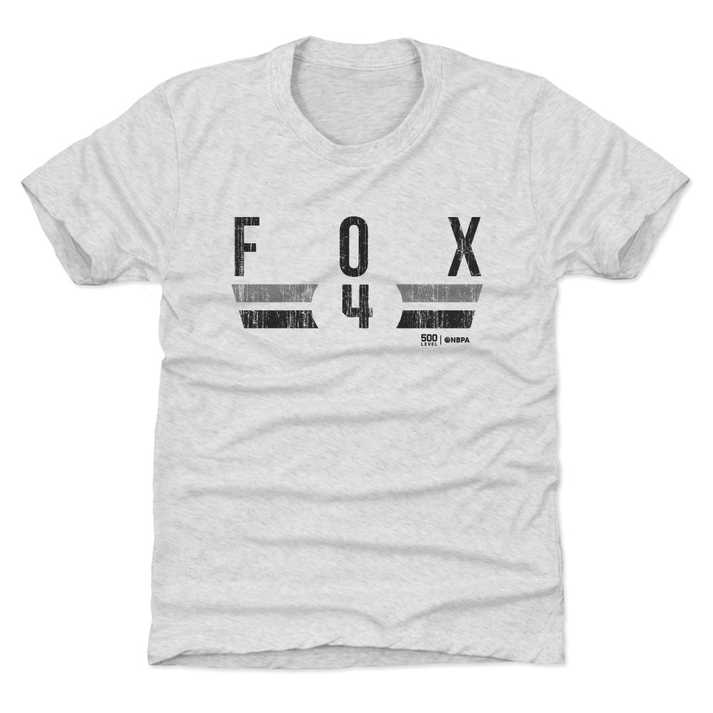 De'Aaron Fox San Antonio Spurs Font Kids T-Shirt
