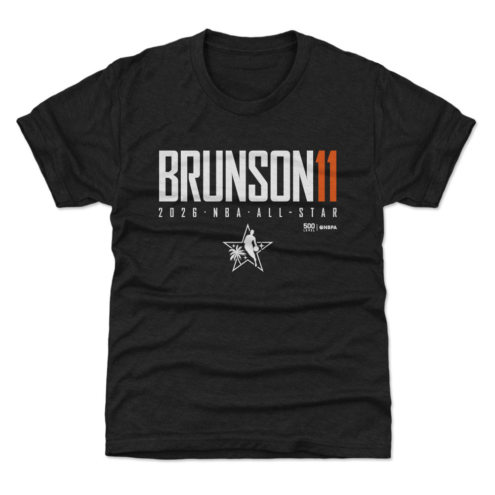 Jalen Brunson New York Knicks 2026 NBA All-Star Elite WHT Kids T-Shirt