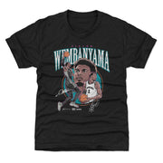 Victor Wembanyama San Antonio Spurs Trio WHT Kids T-Shirt