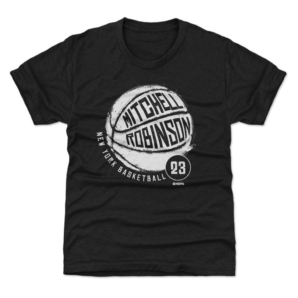 Mitchell Robinson New York Basketball WHT Kids T-Shirt