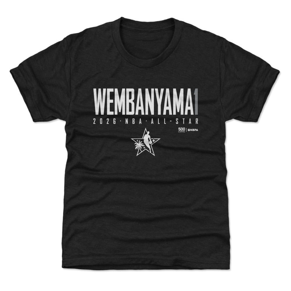 Victor Wembanyama San Antonio Spurs 2026 NBA All-Star Elite WHT Kids T-Shirt