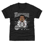 Victor Wembanyama San Antonio Spurs Caricature WHT Kids T-Shirt