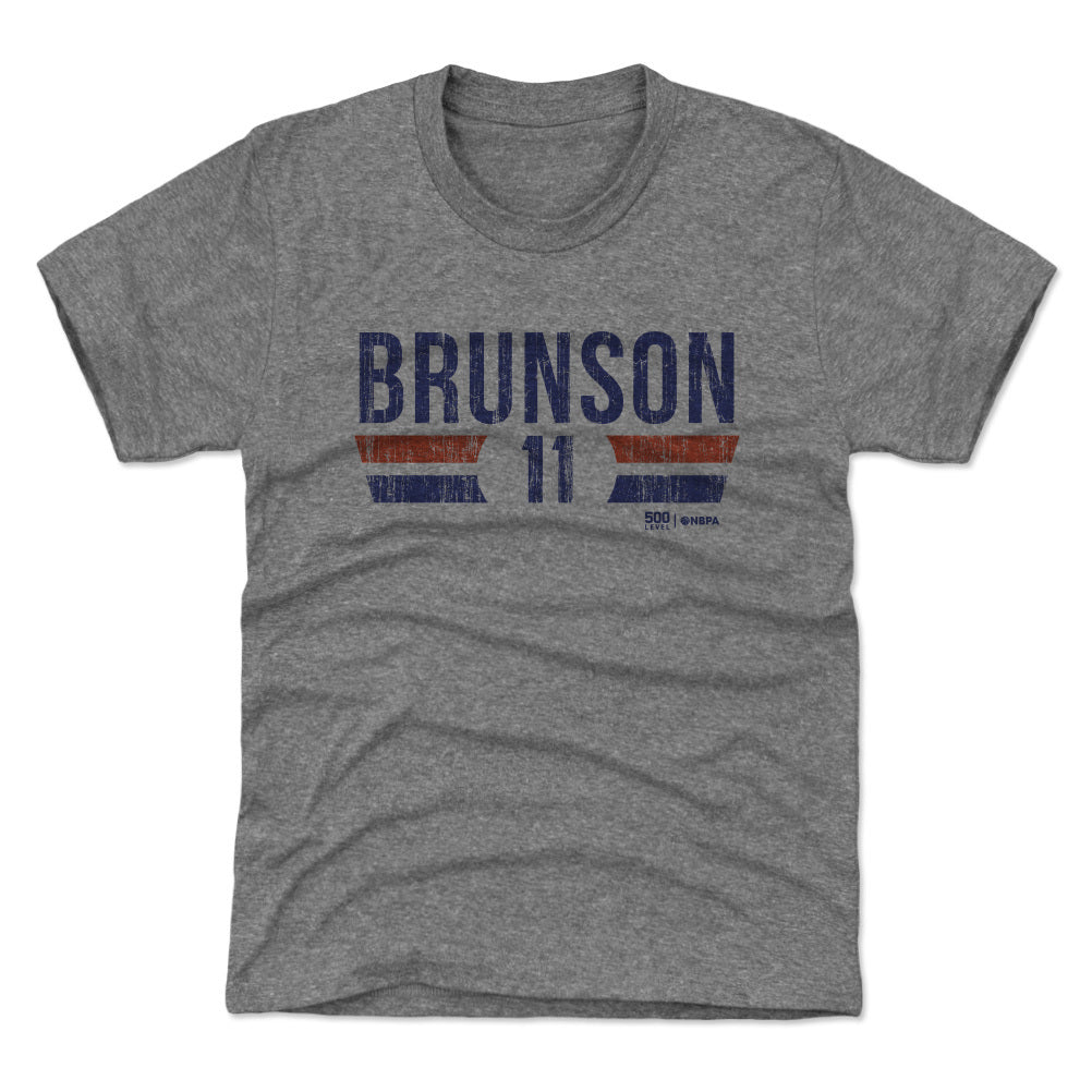 Jalen Brunson New York Knicks Font Kids T-Shirt