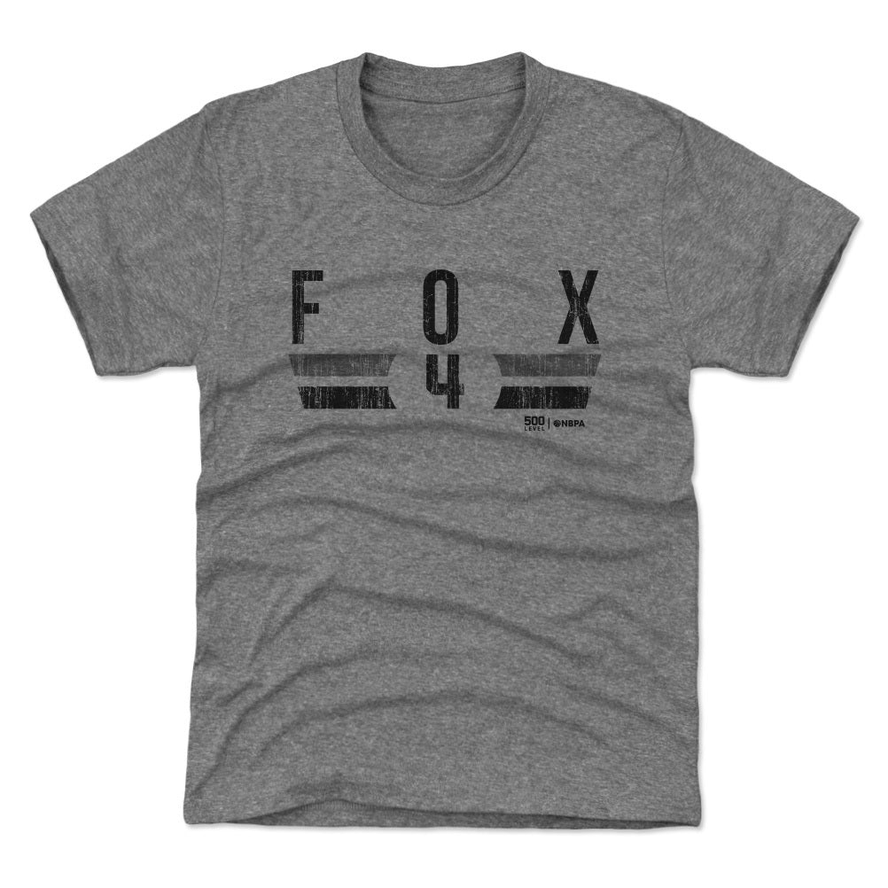 De'Aaron Fox San Antonio Spurs Font Kids T-Shirt