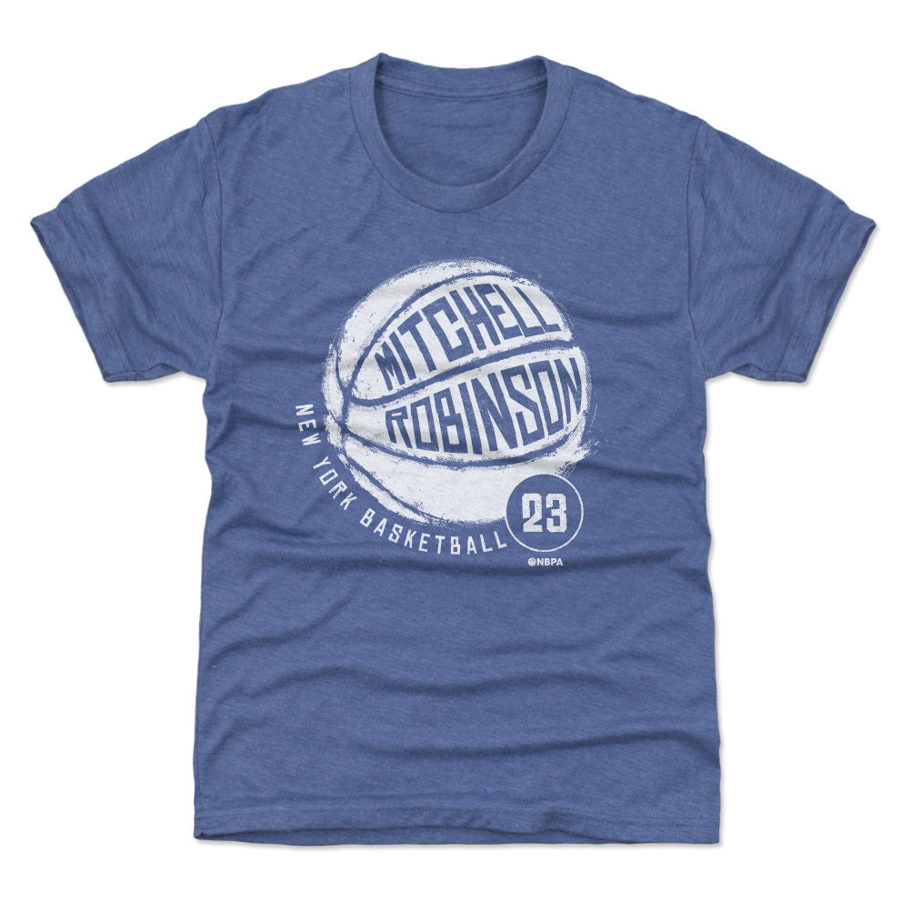 Mitchell Robinson New York Basketball WHT Kids T-Shirt