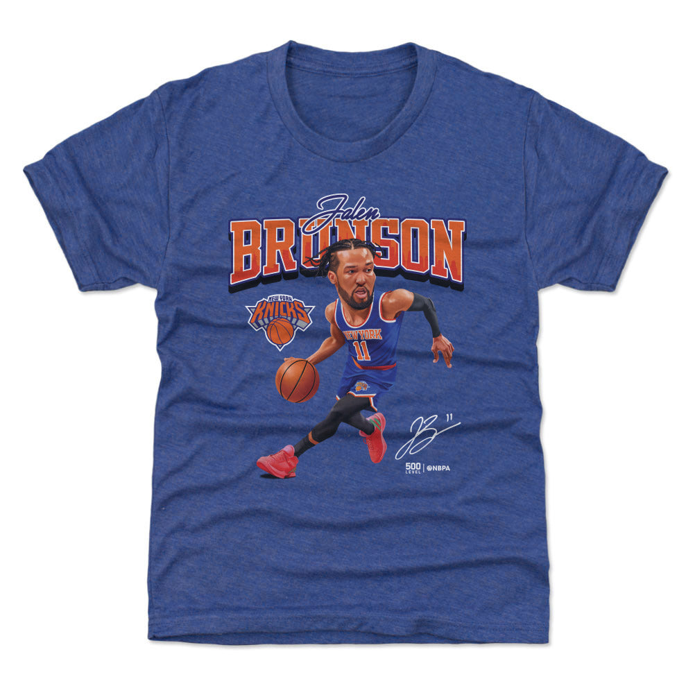 Jalen Brunson New York Knicks Caricature Wht