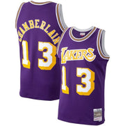 Los Angeles Lakers Wilt Chamberlain Mitchell & Ness Purple 1971-72 Hardwood Classics Swingman Jersey