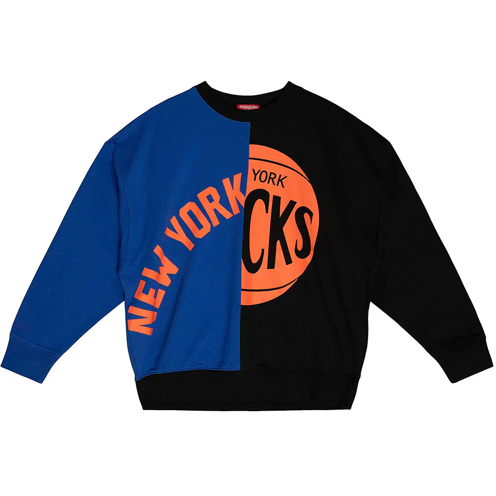 New York Knicks Women Big Face Crew Sweater