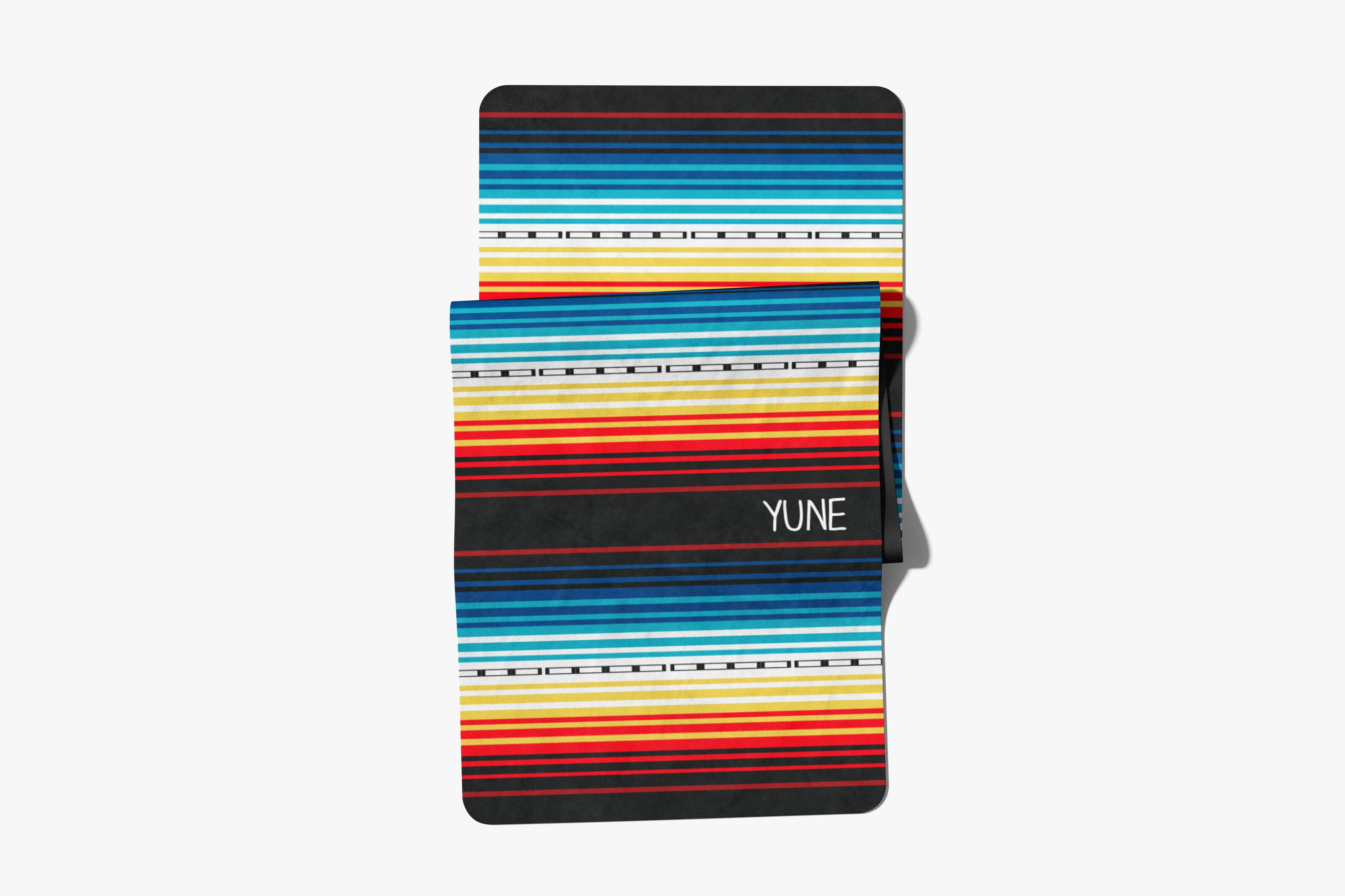 Yoga Mat | 6mm Thick | Striped | Non-slip | Eco Friendly | Yune Yoga | Devo