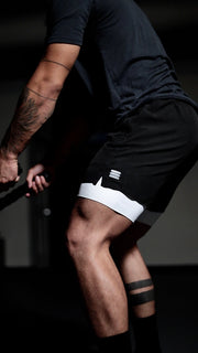 Men's V1 Black Athletic Shorts