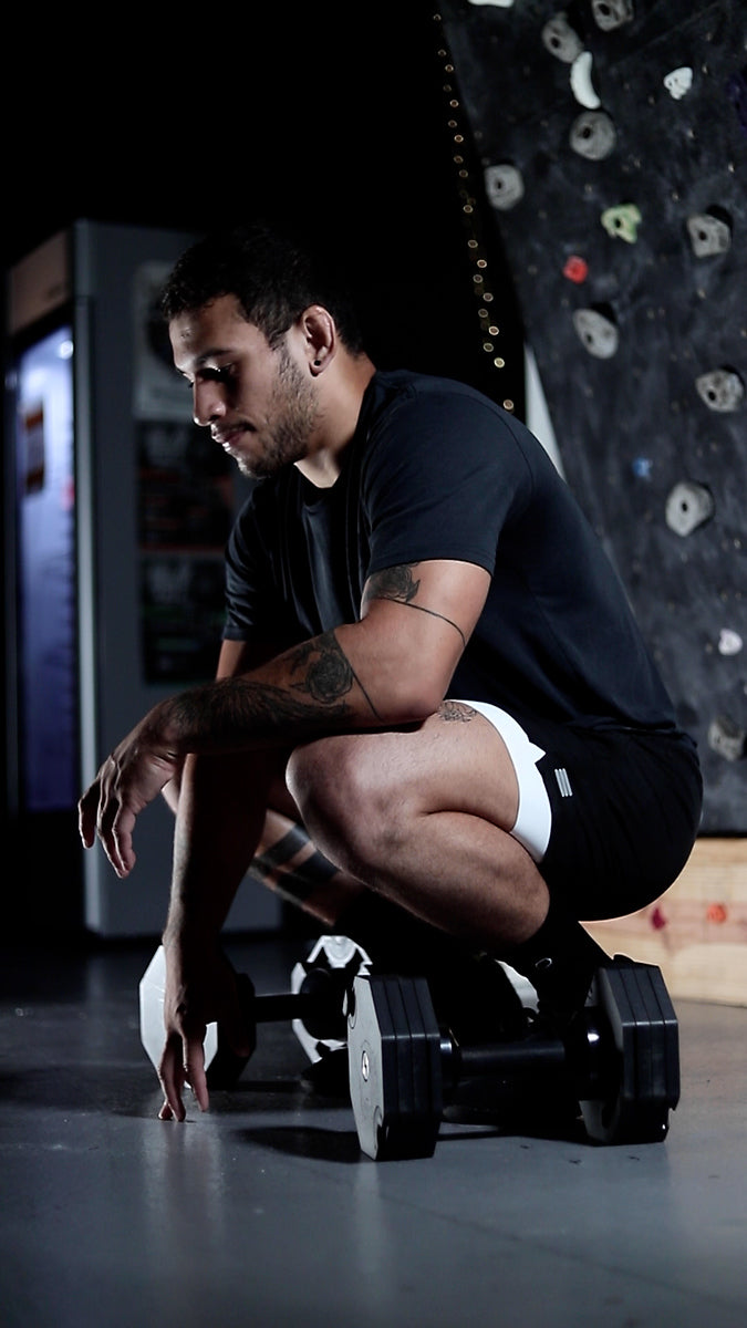 Men's V1 Black Athletic Shorts