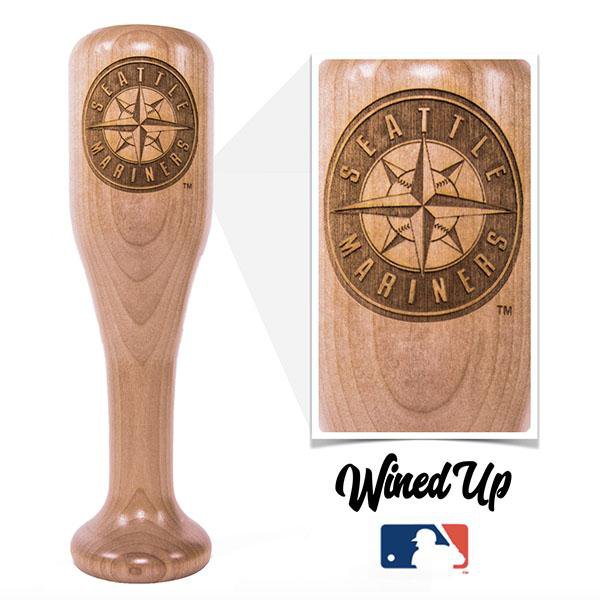 Seattle Mariners Wined Up® | Baseball Bat Wine Mug Collective
