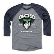 Boston Legacy FC Emblem WHT Long Sleeve T-Shirt