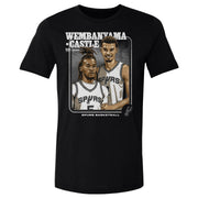 Victor Wembanyama & Stephon Castle San Antonio Spurs Step Brothers WHT Men's T-Shirt