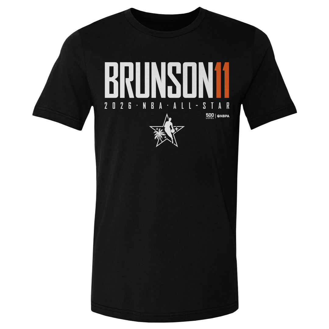 Jalen Brunson New York Knicks 2026 NBA All-Star Elite WHT Men's T-Shirt