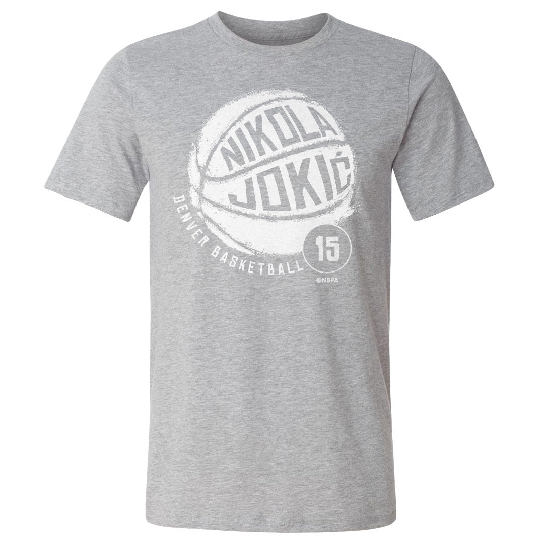 Nikola Jokic Denver Nuggets Basketball WHT T-Shirt