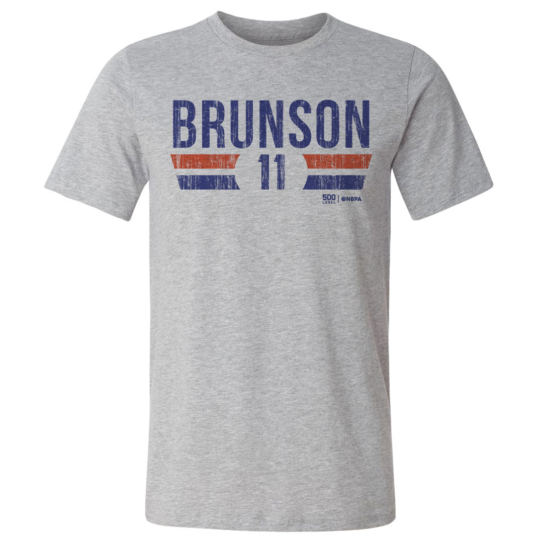 Jalen Brunson New York Knicks Font Men's T-Shirt