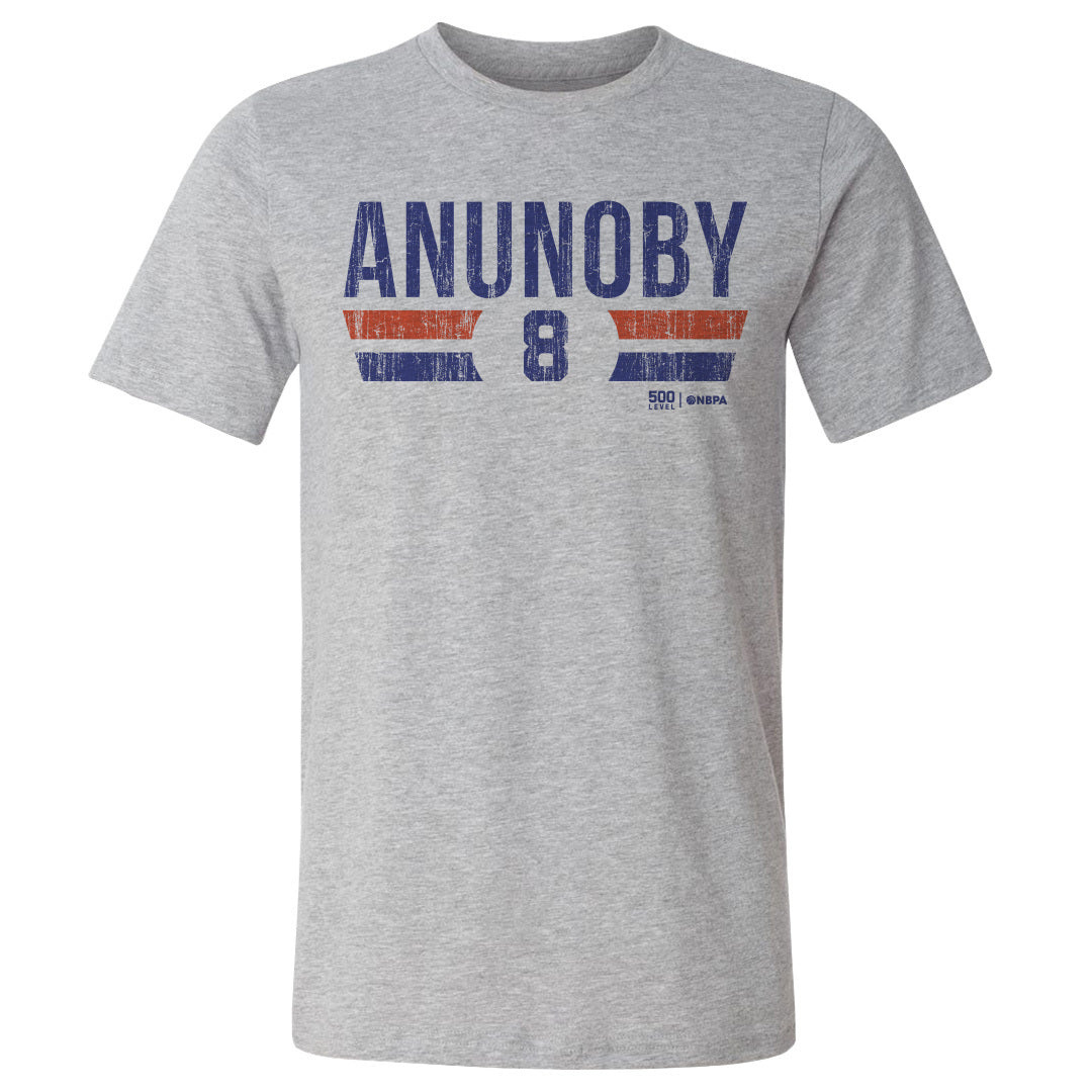 OG Anunoby New York Knicks Font Men's T-Shirt