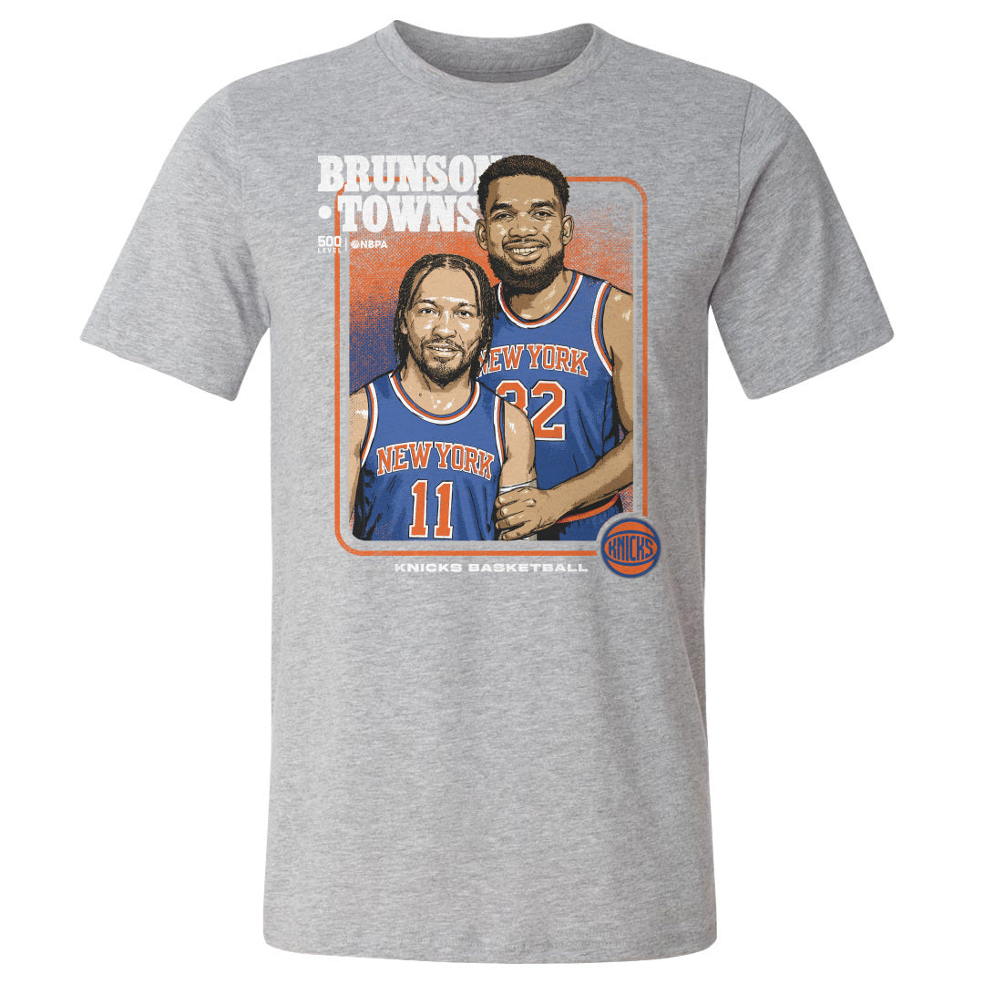 Jalen Brunson & Karl-anthony Towns New York Knicks Step Brothers Wht