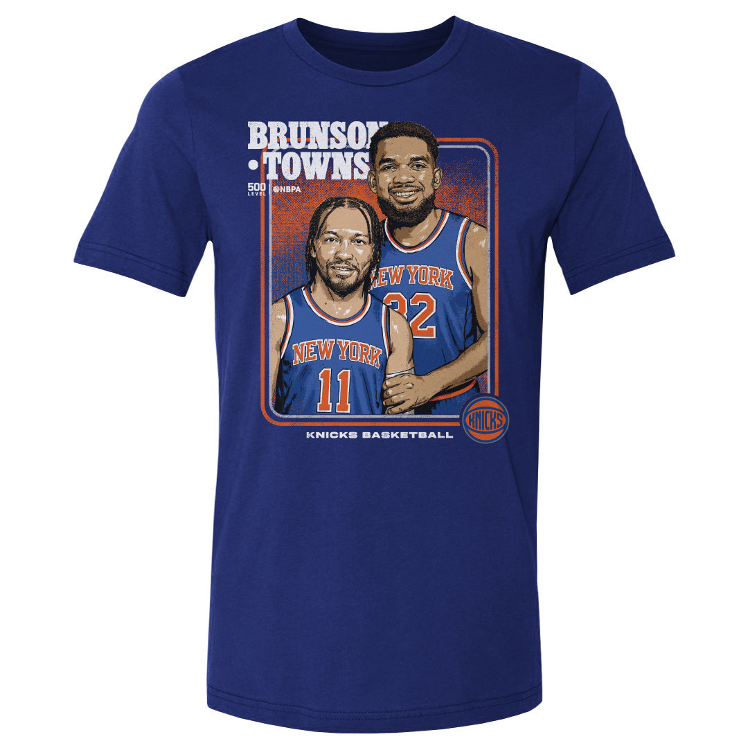 Jalen Brunson & Karl-anthony Towns New York Knicks Step Brothers Wht