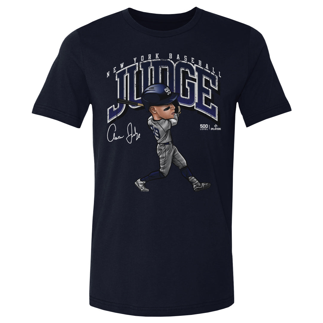 Aaron Judge New York Y Cartoon WHT Men's T-Shirt