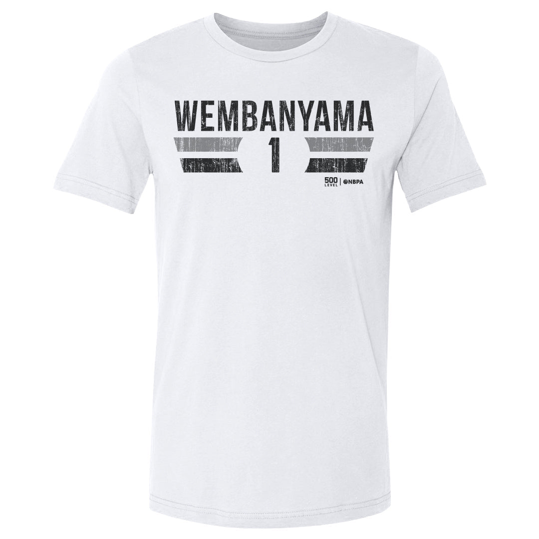 Victor Wembanyama San Antonio Spurs Font Men's T-Shirt