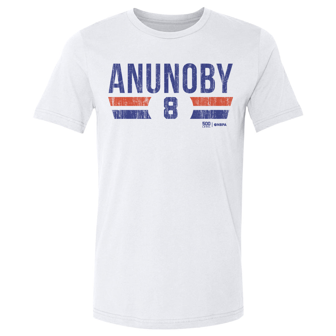 OG Anunoby New York Knicks Font Men's T-Shirt