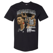 Victor Wembanyama San Antonio Spurs Collage Wht Men's T-Shirt