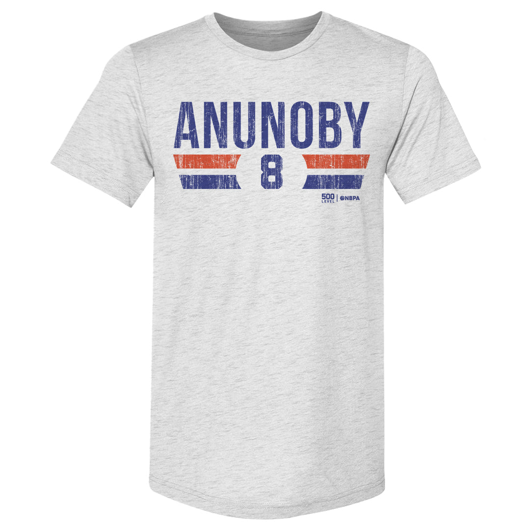 OG Anunoby New York Knicks Font Men's T-Shirt